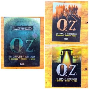 OZ Season one three and six DVD HBO dvd series tv show y2k dvd set